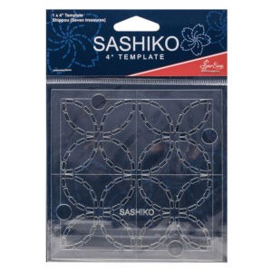 Quilting Patchwork Sewing SASHIKO SEVEN TREASURES Template 4" New