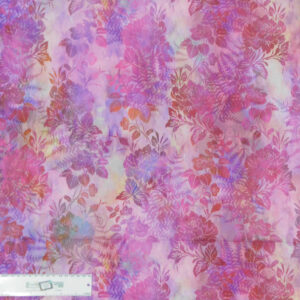Quilting Patchwork Sewing Fabric GARDEN OF DREAMS PINK 50x55cm FQ New Jason Yenter