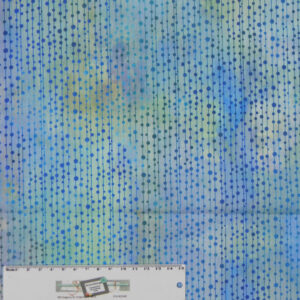Quilting Patchwork Sewing Fabric GARDEN OF DREAMS PEARLS BLUE 50x55cm FQ New