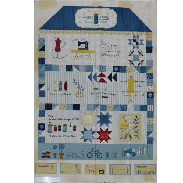Patchwork Quilting Sewing Fabric THE SEWING HOUSE Panel 75x110cm New Material