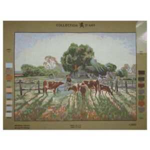 Grafitec Printed Tapestry Needlepoint SPRING FROST by Elioth Gruner New