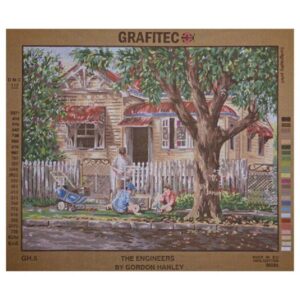 Grafitec Printed Tapestry Needlepoint THE ENGINEERS by Gordon Hanley New