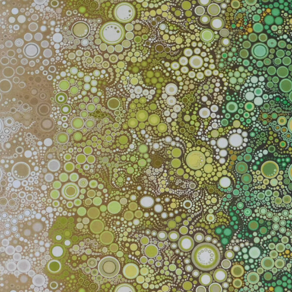 Quilting Patchwork Sewing Fabric EFFERVESCENCE BROWN GREEN 50x110cm Half Meter New