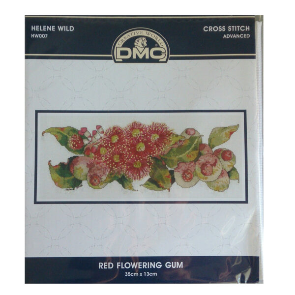 DMC Cross Stitch Kit RED FLOWERING GUM HELENE WILD HW007 New