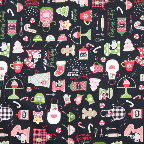 Quilting Patchwork Sewing Fabric KITCHEN GADGETS 50x55cm FQ New Material