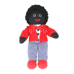 Lovely Soft Rag Doll GERRY Red Jacket Boy Doll 35cm New