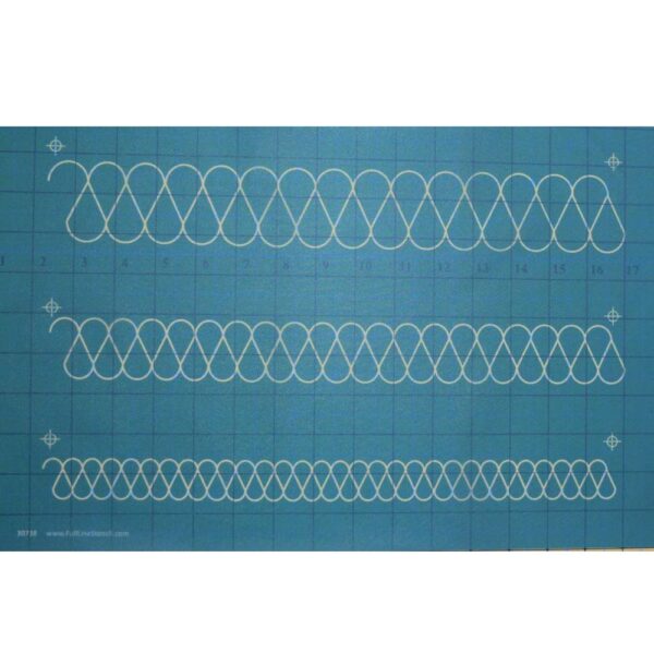 Quilting Full Line Stencil RIBBON CANDY Reusable A3 New