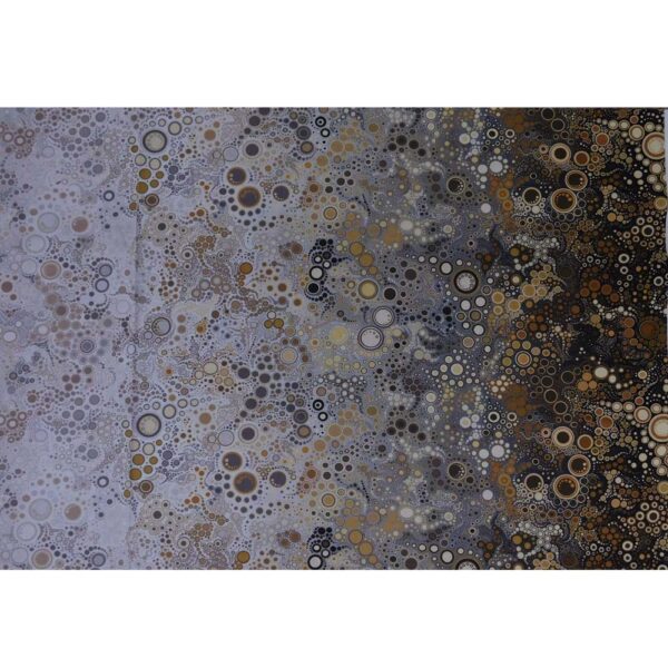 Quilting Patchwork Sewing Fabric EFFERVESCENCE GREY TO BROWN 50x110cm Half Meter New