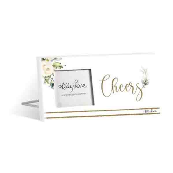 French Country Standing Occasions CHEERS 3x3inch Photo Frame