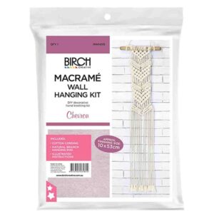 Creative Macrame Kit CHEVRON SMALL Make your Own Wall Hanger