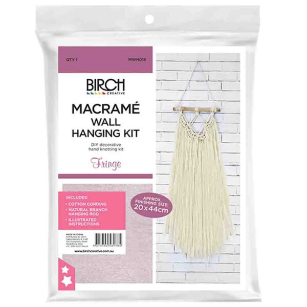 Creative Macrame Kit FRINGE Make your Own Wall Hanger New