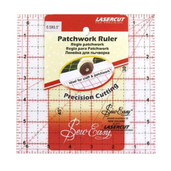 Quilting Patchwork Sewing Template SQUARE 6.5x6.5 Inch Sew Easy NL4177