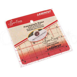 Quilting Patchwork Sewing Template SMALL SQUARE 4.5x4.5 Inch Sew Easy NL4176