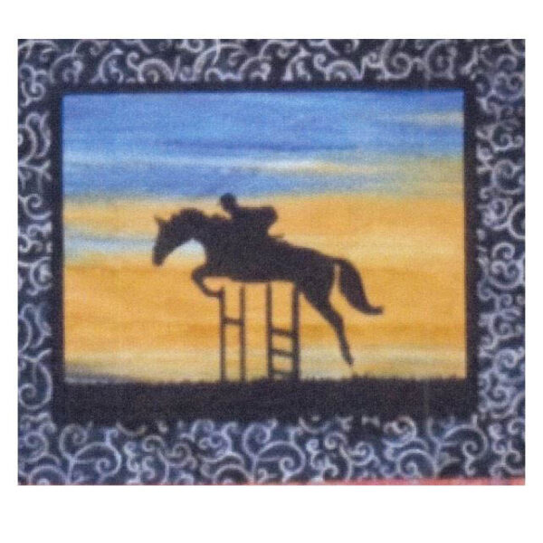 Quilting Sewing HORSE 6 Batik Quilt Pattern Kit including Fabric