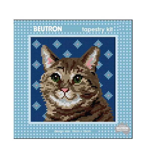 Beautron Handmade Tapestry Kit Beginner TUBBY CAT 585111