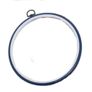 Create Handmade Med Hoop for Cross Stitch Embroidery 20cm Blue