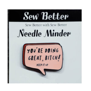 Sew Better Cross Stitch Needle Minder Keeper DOING GREAT