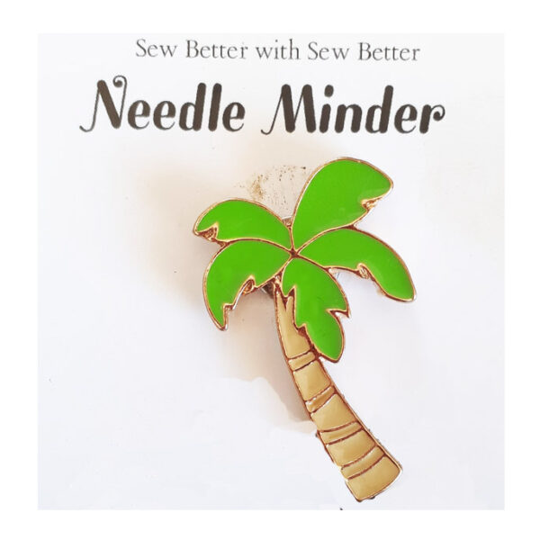 Sew Better Cross Stitch Needle Minder Keeper PALM TREE