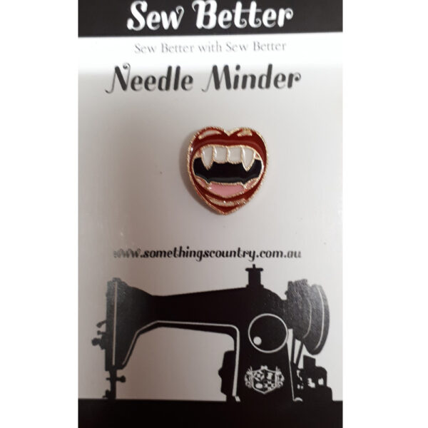 Sew Better Cross Stitch Needle Minder Keeper Vampire Magnet