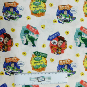 Quilting Patchwork Fabric TOY STORY Sewing 50x55cm FQ