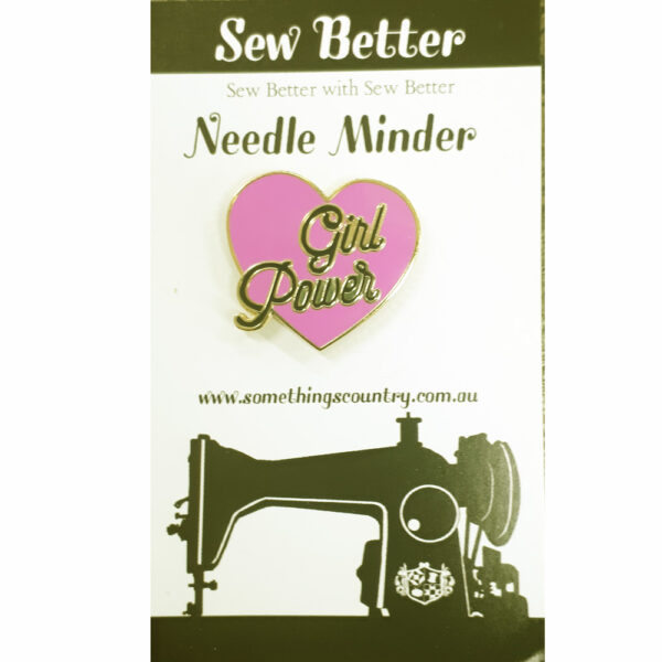 Sew Better Cross Stitch Needle Minder Keeper GIRL POWER