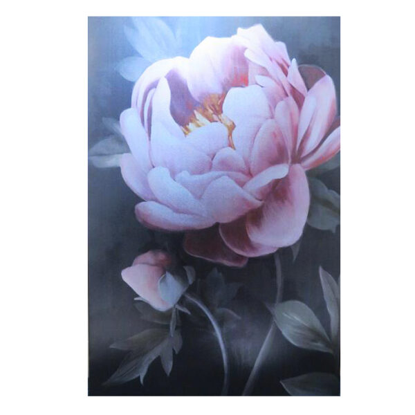 French Country Canvas Print MIDNIGHT FLORAL ROSE 2 60x90cm