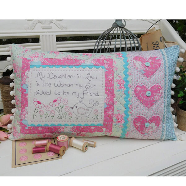 Quilting Sewing Cushion Pattern DAUGHTER IN LAW Rivendale Collection