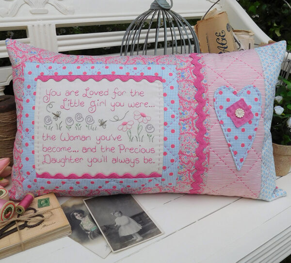 Quilting Sewing Cushion Pattern PRECIOUS DAUGHTER Rivendale Collection