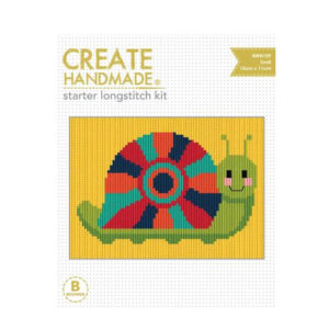 CREATE HANDMADE Long Stitch Kit Kids SNAIL 15x11cm