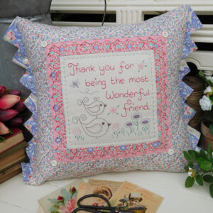 Quilting Sewing Cushion Pattern WONDERFUL FRIEND Rivendale Collection