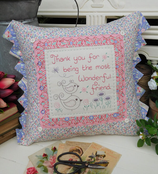Quilting Sewing Cushion Pattern WONDERFUL FRIEND Rivendale Collection