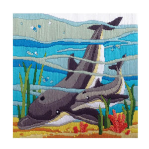Country Threads Long Stitch Kit DOLPHINS FLS-5025 Inc Threads