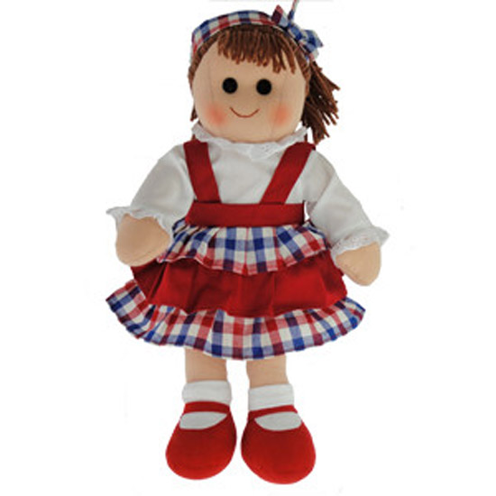Hopscotch Lovely Soft Rag Doll MACKENZIE Girl Dressed Doll Large 35cm
