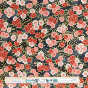 Quilting Patchwork Fabric JAPANESE SMALL FLORAL 50x55cm FQ Material