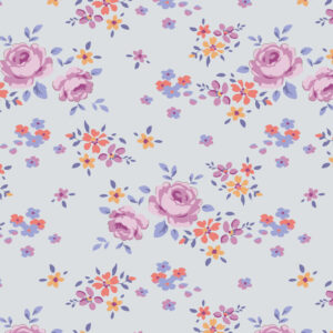 Quilting Sewing Fabric TILDA Maple Farm Gracie Lavender 50x55cm FQ