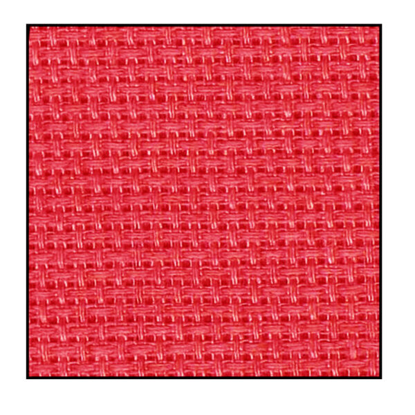 Cross Stitch RED Aida Cloth 14ct Size 55x30cm X Stitch Fabric