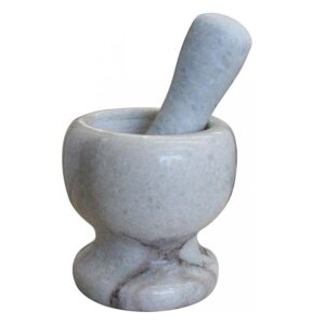 French Country Kitchen Cooking Marble Mortar and Pestle Medium