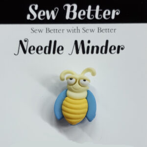 Sew Better Cross Stitch Needle Minder BLUE BUG Keeper