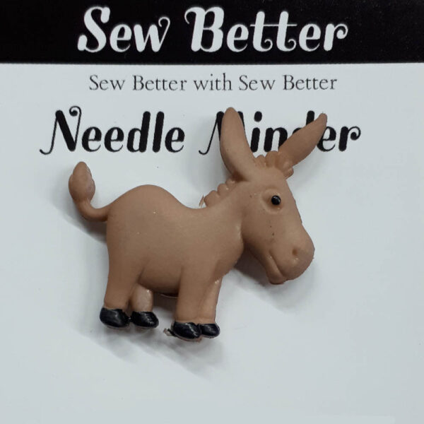 Sew Better Cross Stitch Needle Minder DONKEY Keeper