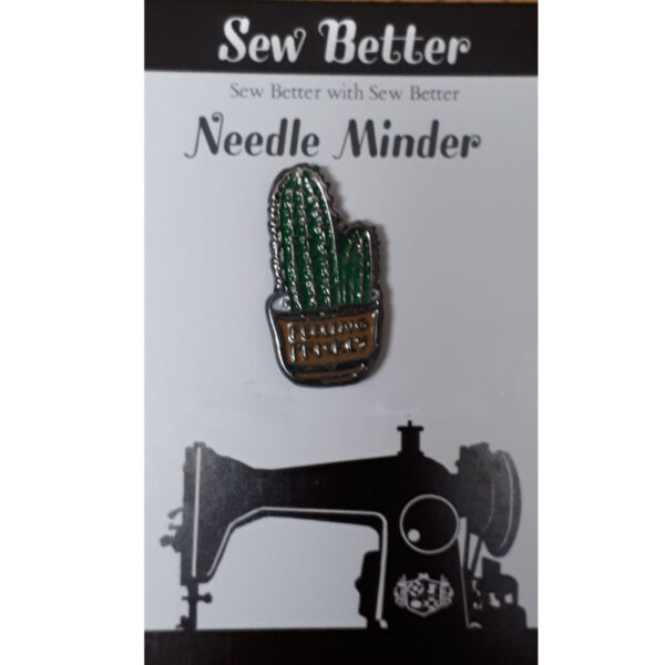 Sew Better Cross Stitch Needle Minder FEELING PRICKLY Keeper