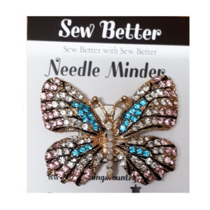 Sew Better Cross Stitch Needle Minder BUTTERFLY BLING Keeper