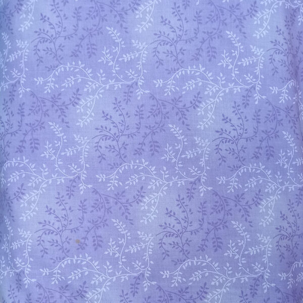 Quilting Patchwork Sewing Fabric LAVENDER VINE Wide Backing 270x50cm