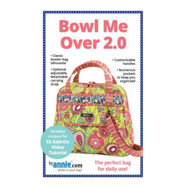 Quilting Sewing Patchwork By Annie BOWL ME OVER Pattern Only