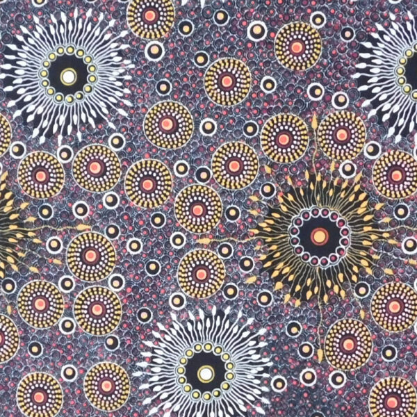 Quilting Sewing Fabric ABORIGINAL ONION DREAMING Material 50x55cm FQ