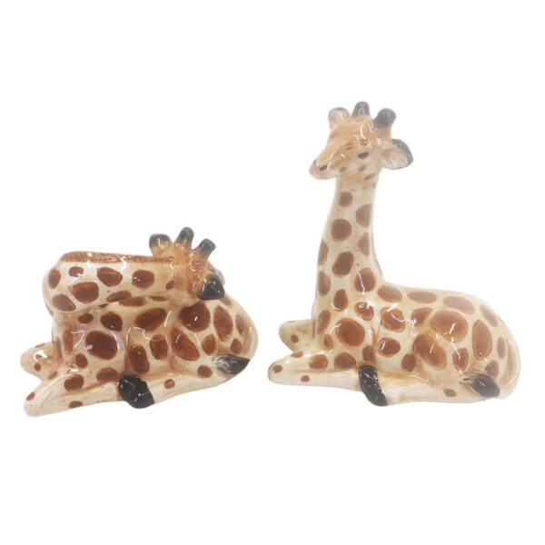 French Country Novelty Kitchen Dining GIRAFFE Salt and Pepper Set