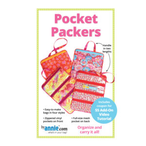 Quilting Sewing Patchwork By Annie POCKET PACKERS Pattern Only