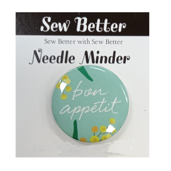 Sew Better Cross Stitch Needle Minder Keeper BON APPETIT