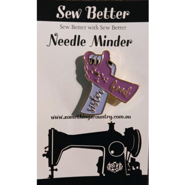 Sew Better Cross Stitch Needle Minder Keeper SISTER HOOD