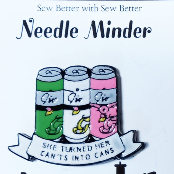 Sew Better Cross Stitch Needle Minder Keeper Turned Can'ts into Cans