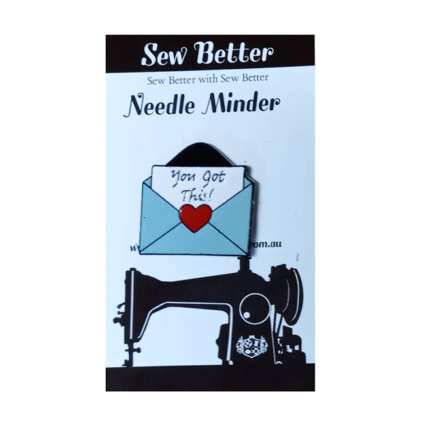 Sew Better Cross Stitch Needle Minder Keeper You Got This Envelope